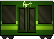 train to art page